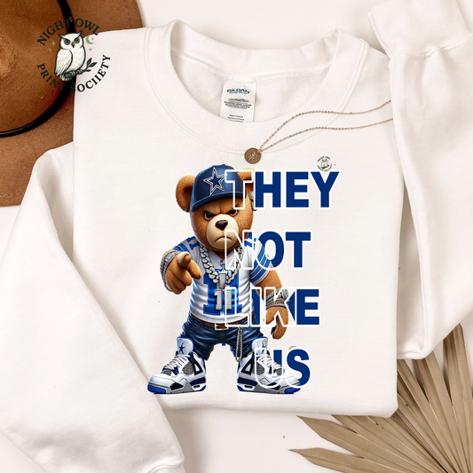 ⭐ FOOTBALL BEART DTF PRINT - "THEY NOT LIKE US"