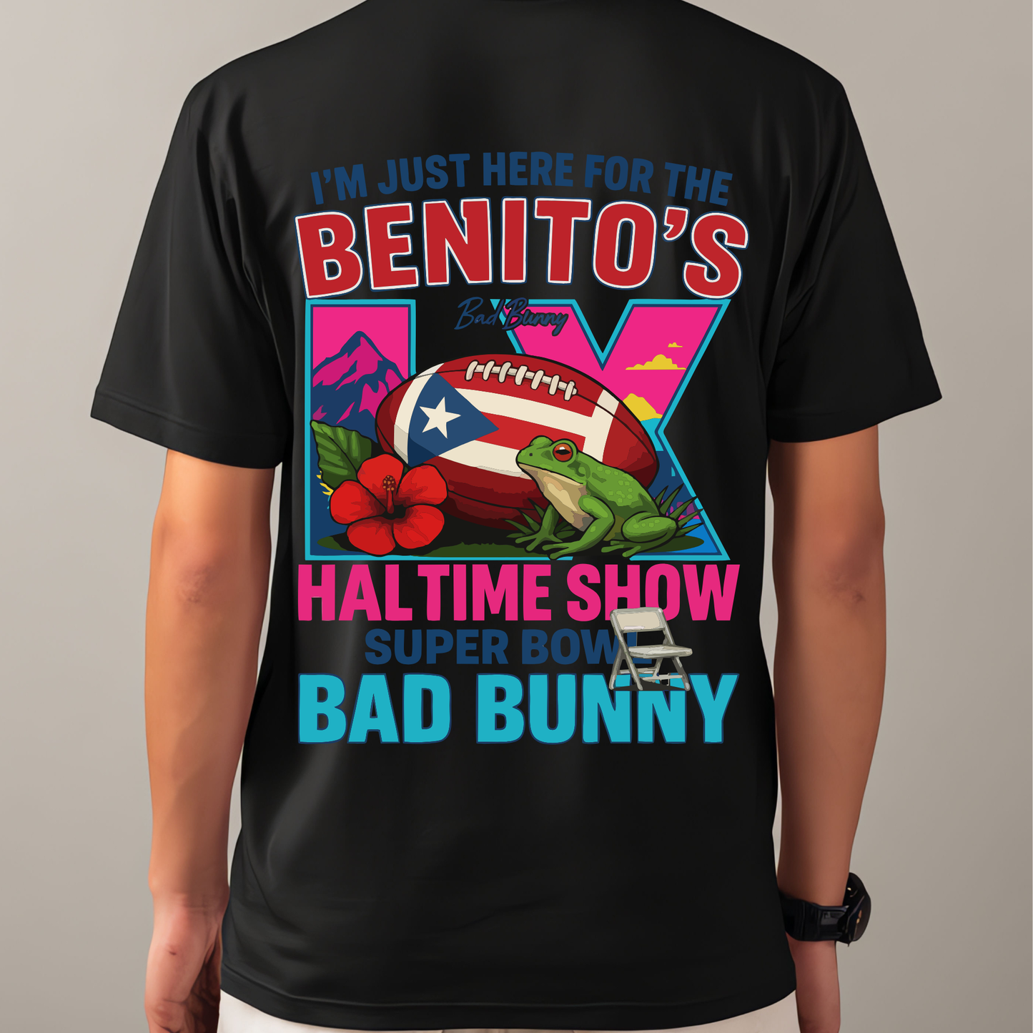 Benito's Show DTF Heat Transfer - FootBall Inspired Design