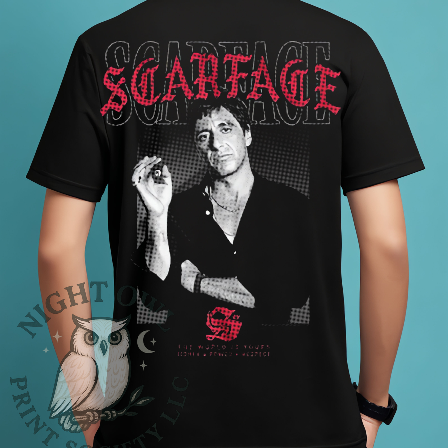 Classic Gangster Film Style DTF Transfer