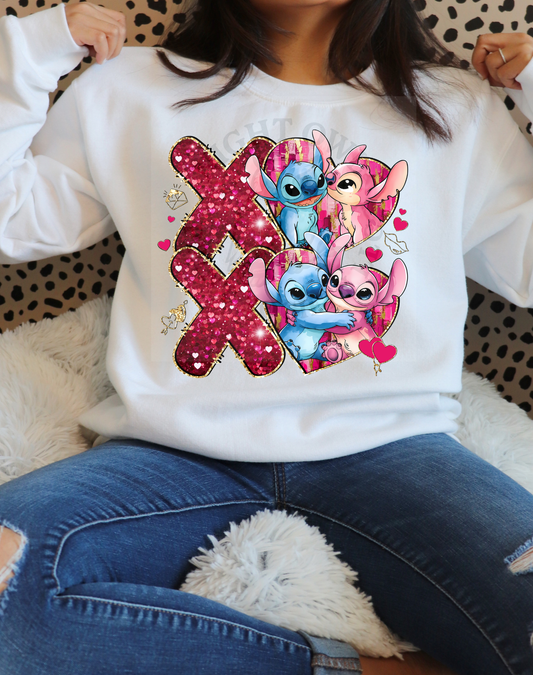 XOXO SPARKLE LOVE - DTF transfer