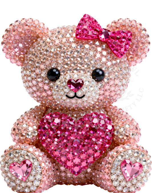 PINK BEAR   -DTF transfer