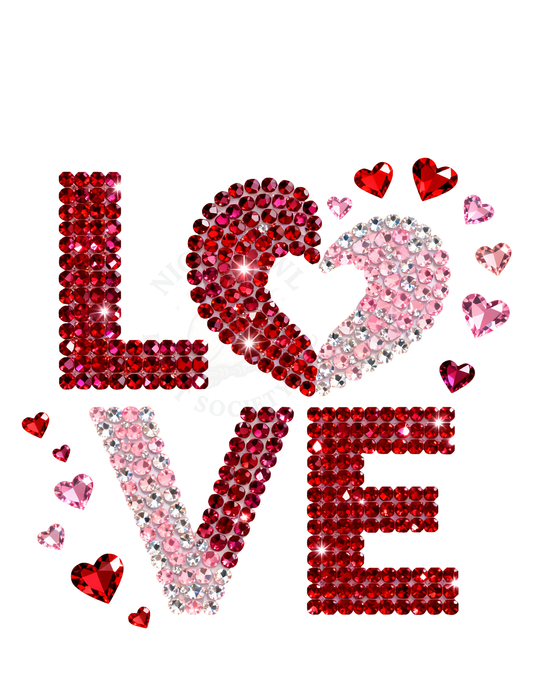 L O V E - DTF transfer