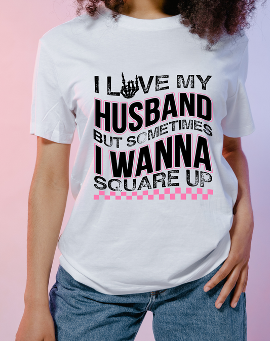 I LOVE MY HUSBAND - DTF Transfer | Ready to Press DTF