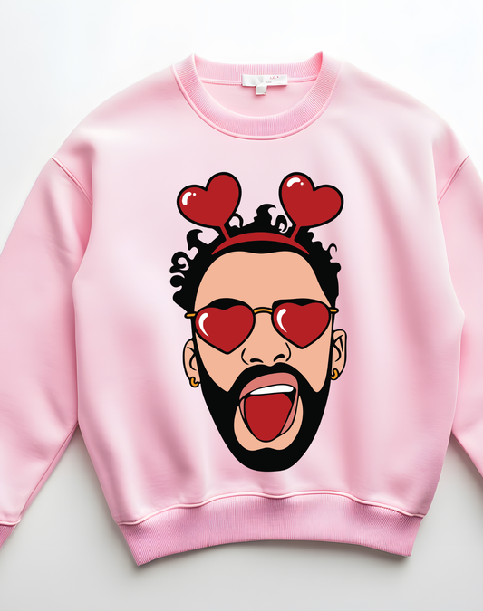 BAD BUNNY VALENTINE  - DTF transfer