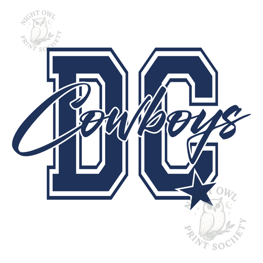 ⭐ DC Cowboys DTF Print