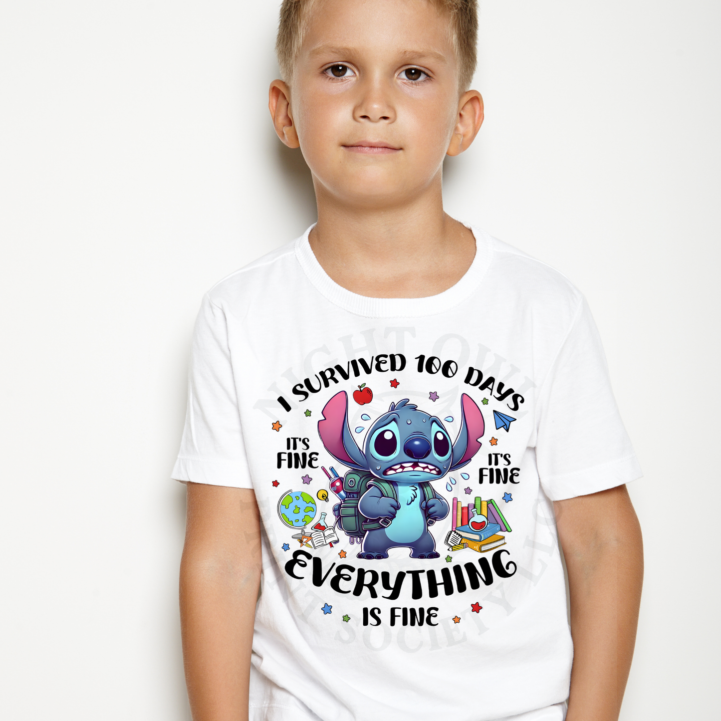 100 Days Of School Space Alien - DTF Transfer