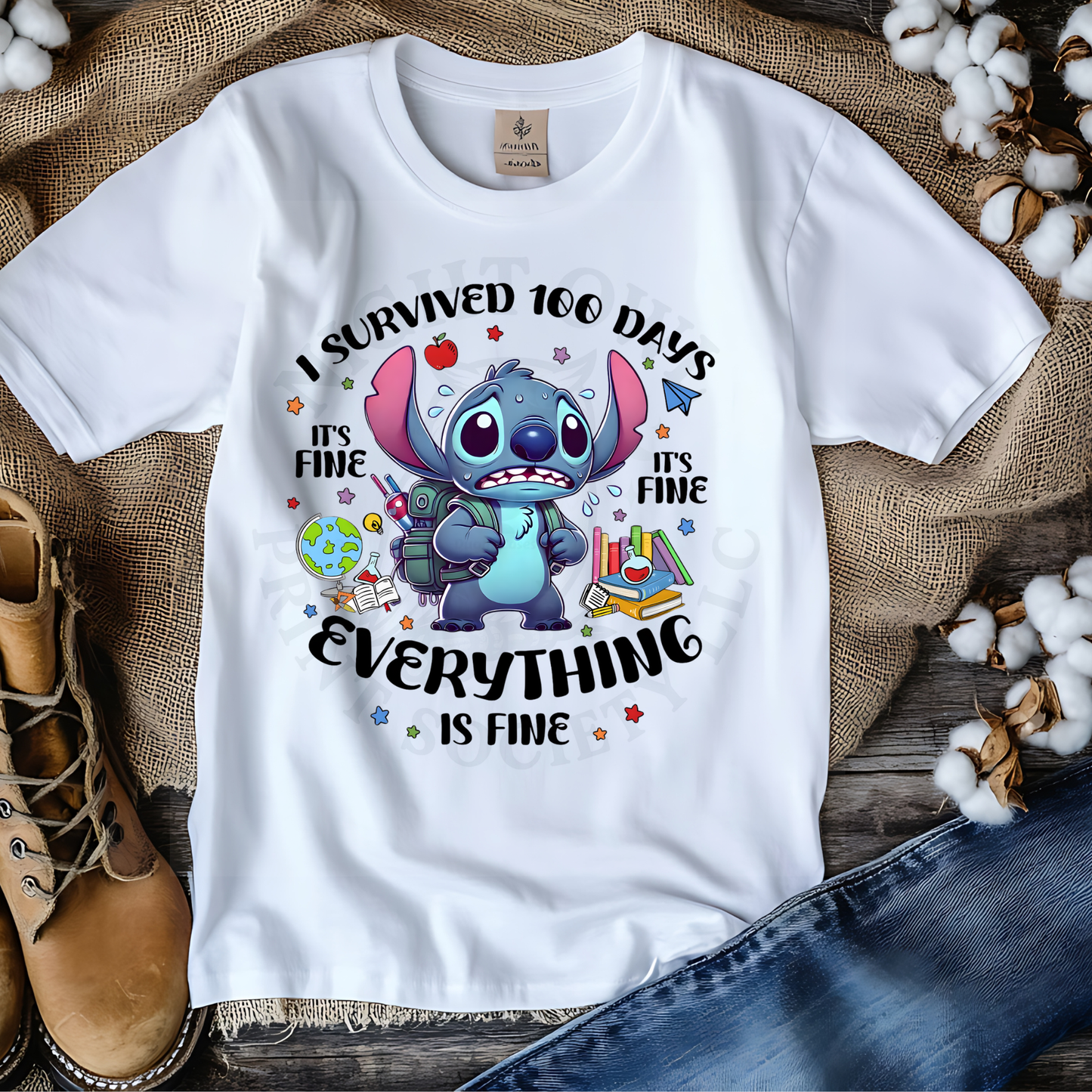 100 Days Of School Space Alien - DTF Transfer