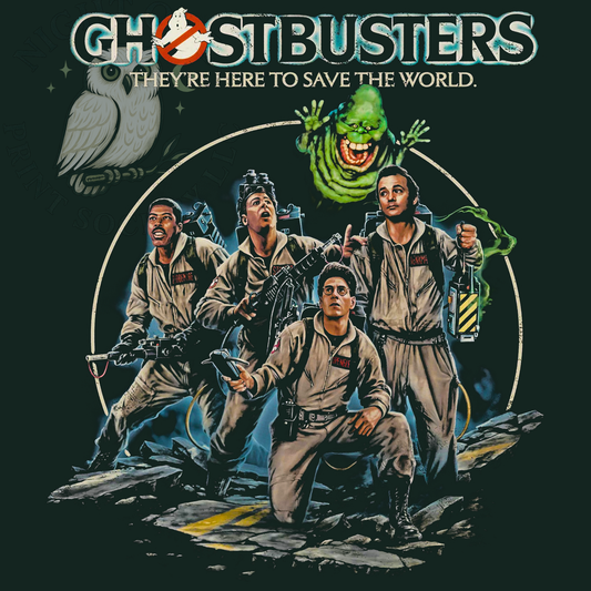 Who You Gonna Call? Retro Movie Inspired DTF Transfer