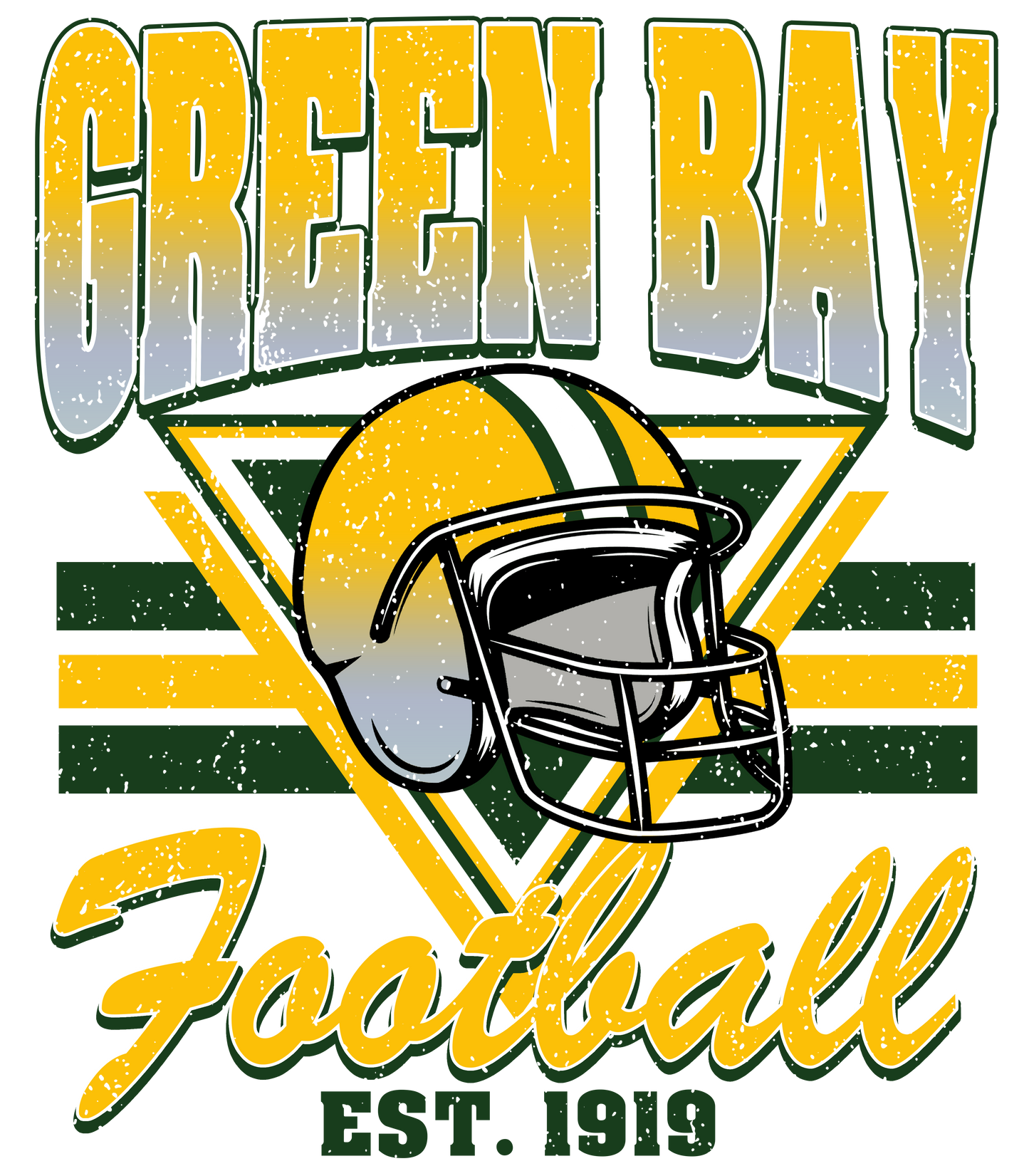 🟢 GREEN BAY FOOTBALL DTF TRANSFER 🟡