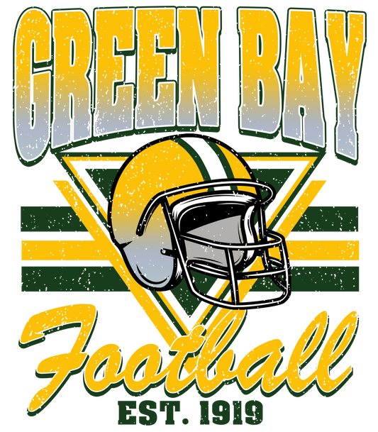 🟢 GREEN BAY FOOTBALL DTF TRANSFER 🟡